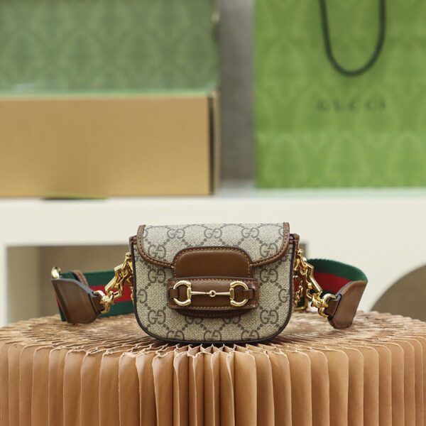 God Factory Gucci 𝐇𝐨𝐫𝐬𝐞𝐛𝐢𝐭 𝟏𝟗𝟓𝟓 𝐒𝐮𝐩𝐞𝐫 𝐌𝐢𝐧𝐢 699760 Size 12*9*4cm