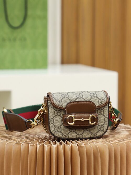 God Factory Gucci 𝐇𝐨𝐫𝐬𝐞𝐛𝐢𝐭 𝟏𝟗𝟓𝟓 𝐒𝐮𝐩𝐞𝐫 𝐌𝐢𝐧𝐢 699760 Size 12*9*4cm