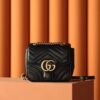 God Factory Gucci 𝐆𝐆 𝐌𝐚𝐫𝐦𝐨𝐧𝐭 New 739682 Black Size 18*15*8cm