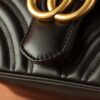 God Factory Gucci 𝐆𝐆 𝐌𝐚𝐫𝐦𝐨𝐧𝐭 New 739682 Black Size 18*15*8cm