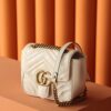 God Factory Gucci 𝐆𝐆 𝐌𝐚𝐫𝐦𝐨𝐧𝐭 New 739682 White Size 18*15*8cm