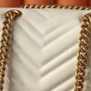 God Factory Gucci 𝐆𝐆 𝐌𝐚𝐫𝐦𝐨𝐧𝐭 New 739682 White Size 18*15*8cm