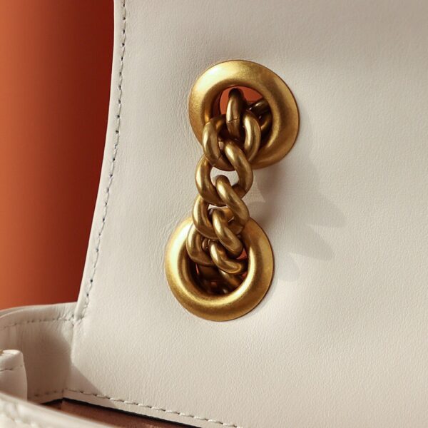 God Factory Gucci 𝐆𝐆 𝐌𝐚𝐫𝐦𝐨𝐧𝐭 New 739682 White Size 18*15*8cm