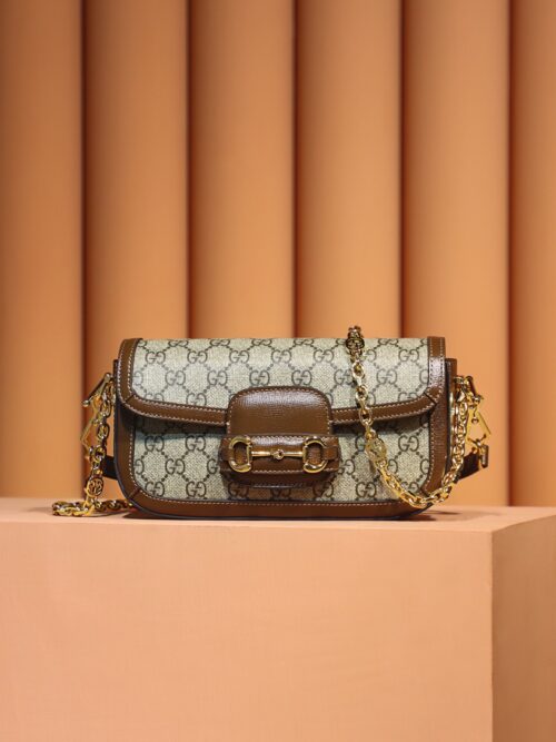 God Factory Gucci 𝐇𝐨𝐫𝐬𝐞𝐛𝐢𝐭 𝟏𝟗𝟓𝟓 New 735178 Size 24*13*5.5cm