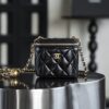 God Factory Chanel 2022 CC Bags Size 8.5*11*7 cm Black 24K Retro GHW