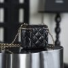 God Factory Chanel 2022 CC Bags Size 8.5*11*7 cm Black 24K Retro GHW