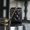 God Factory Chanel 2022 CC Bags Size 8.5*11*7 cm Black 24K Retro GHW
