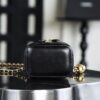 God Factory Chanel 2022 CC Bags Size 8.5*11*7 cm Black 24K Retro GHW