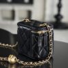 God Factory Chanel 2022 CC Bags Size 8.5*11*7 cm Black 24K Retro GHW