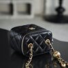 God Factory Chanel 2022 CC Bags Size 8.5*11*7 cm Black 24K Retro GHW