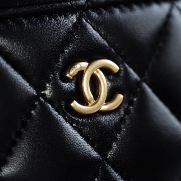 God Factory Chanel 2022 CC Bags Size 8.5*11*7 cm Black 24K Retro GHW