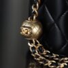 God Factory Chanel 2022 CC Bags Size 8.5*11*7 cm Black 24K Retro GHW