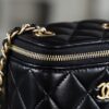 God Factory Chanel 2022 CC Bags Size 8.5*11*7 cm Black 24K Retro GHW
