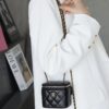 God Factory Chanel 2022 CC Bags Size 8.5*11*7 cm Black 24K Retro GHW