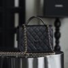 God Factory Chanel 25C Chain Backpack Black Pale GHW Size 18*14*3 cm