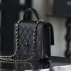 God Factory Chanel 25C Chain Backpack Black Pale GHW Size 18*14*3 cm