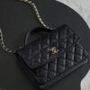 God Factory Chanel 25C Chain Backpack Black Pale GHW Size 18*14*3 cm