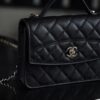 God Factory Chanel 25C Chain Backpack Black Pale GHW Size 18*14*3 cm