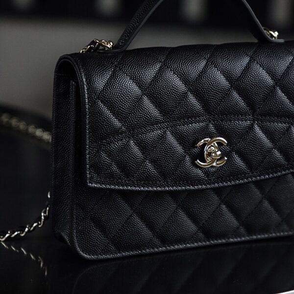 img_6660-2 God Factory Chanel 25C Chain Backpack Black Pale GHW Size 18*14*3 cm