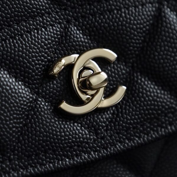 img_6661-2 God Factory Chanel 25C Chain Backpack Black Pale GHW Size 18*14*3 cm
