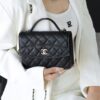 God Factory Chanel 25C Chain Backpack Black Pale GHW Size 18*14*3 cm