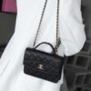 God Factory Chanel 25C Chain Backpack Black Pale GHW Size 18*14*3 cm