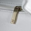 God Factory Chanel CF Mini HandBags White GR Original Sheep Leather Pale GHW Size 12*20*6 cm