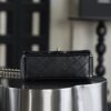 God Factory Chanel CF Mini HandBags Black GR Original Sheep Leather Pale GHW Size 12*20*6 cm