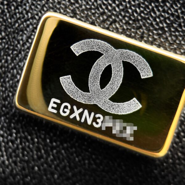 God Factory Chanel CF Mini HandBags Black GR Original Sheep Leather Pale GHW Size 12*20*6 cm