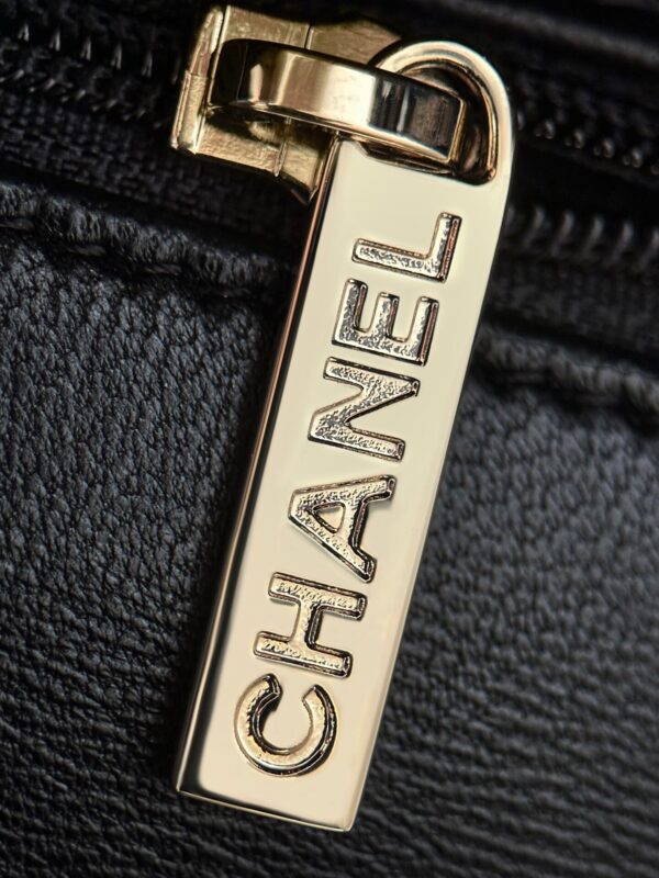God Factory Chanel CF Mini HandBags Black GR Original Sheep Leather Pale GHW Size 12*20*6 cm