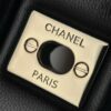 God Factory Chanel CF Mini HandBags Black GR Original Sheep Leather Pale GHW Size 12*20*6 cm