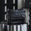 God Factory Chanel Gabrielle Hobo Medium Retro Hardware Black Size 21*28*10cm