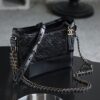 God Factory Chanel Gabrielle Hobo Medium Retro Hardware Black Size 21*28*10cm