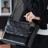 God Factory Chanel Gabrielle Hobo Medium Retro Hardware Black Size 21*28*10cm