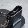 God Factory Chanel Gabrielle Hobo Small Retro Hardware Black Size 15*20*8cm
