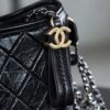 God Factory Chanel Gabrielle Hobo Small Retro Hardware Black Size 15*20*8cm