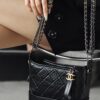 God Factory Chanel Gabrielle Hobo Small Retro Hardware Black Size 15*20*8cm