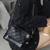 God Factory Chanel Gabrielle Hobo Small Retro Hardware Black Size 15*20*8cm