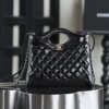 God Factory Chanel 25P 31 Bag Mini Black Bonaudo Size 22*23.5*5.5cm Gold Hardware