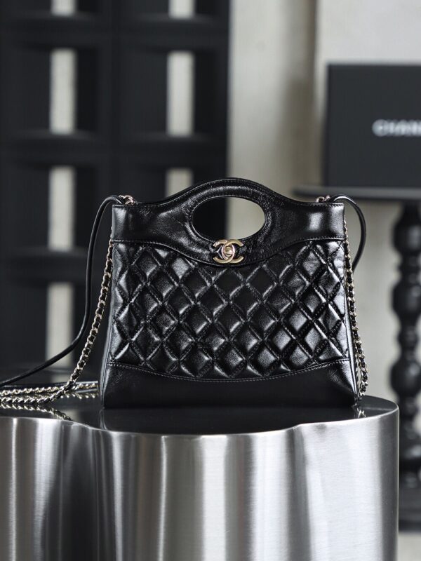God Factory Chanel 25P 31 Bag Mini Black Bonaudo Size 22*23.5*5.5cm Gold Hardware
