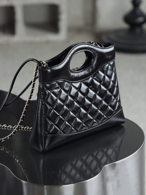 God Factory Chanel 25P 31 Bag Mini Black Bonaudo Size 22*23.5*5.5cm Gold Hardware