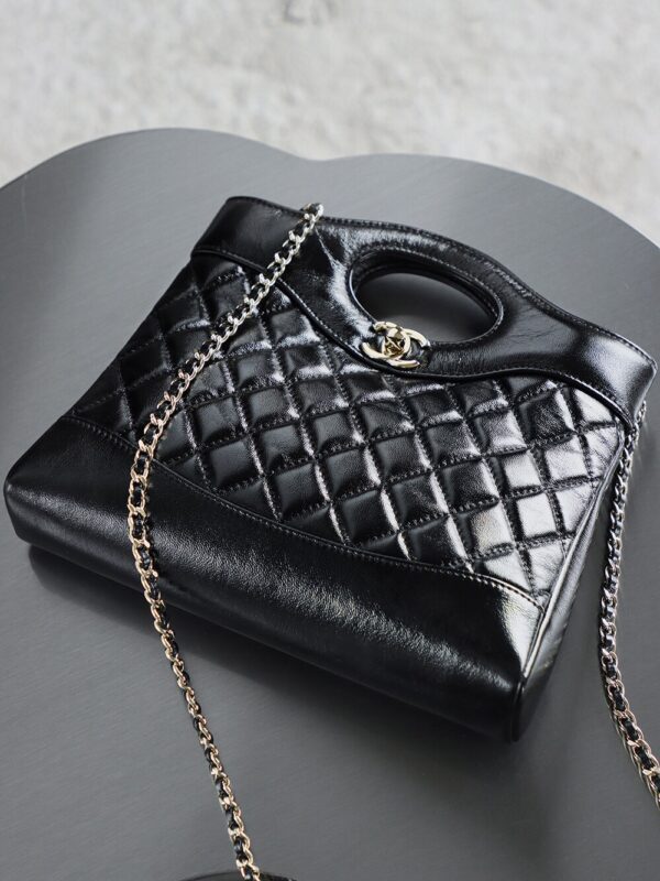 God Factory Chanel 25P 31 Bag Mini Black Bonaudo Size 22*23.5*5.5cm Gold Hardware
