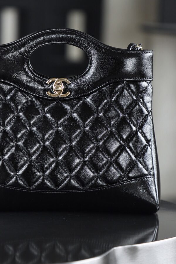 God Factory Chanel 25P 31 Bag Mini Black Bonaudo Size 22*23.5*5.5cm Gold Hardware