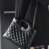God Factory Chanel 25P 31 Bag Mini Black Bonaudo Size 22*23.5*5.5cm Gold Hardware