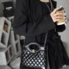God Factory Chanel 25P 31 Bag Mini Black Bonaudo Size 22*23.5*5.5cm Gold Hardware