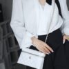 God Factory Chanel Lunch Box Bag White impala Leather Size 17*19.5*5cm Gold Hardware