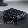 God Factory Chanel Lunch Box Bag Black impala Leather Size 17*19.5*5cm Gold Hardware