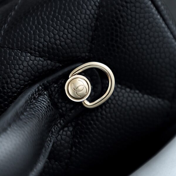 God Factory Chanel Lunch Box Bag Black impala Leather Size 17*19.5*5cm Gold Hardware
