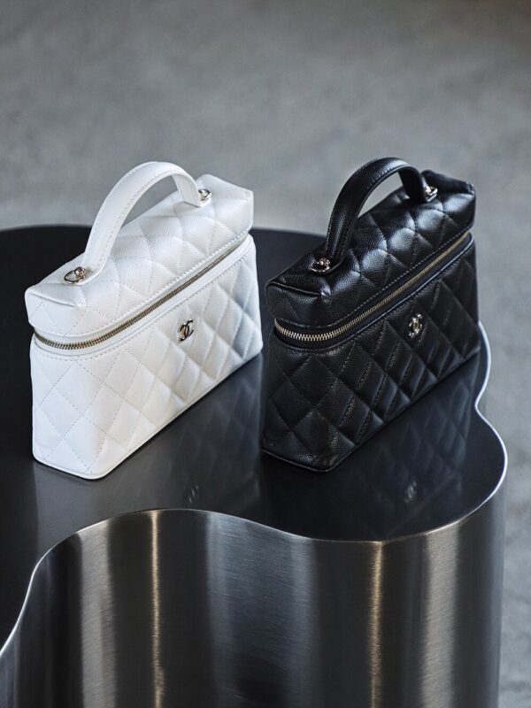 God Factory Chanel Lunch Box Bag Black impala Leather Size 17*19.5*5cm Gold Hardware