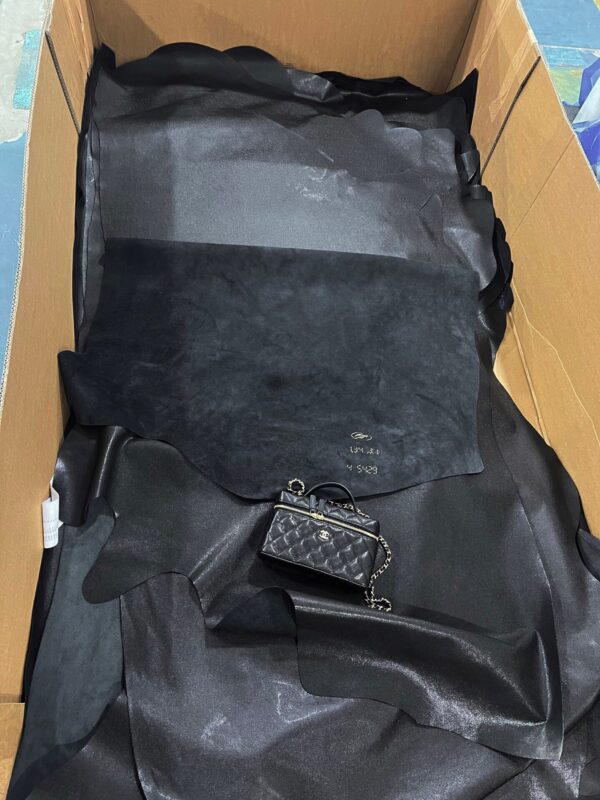 God Factory Chanel Lunch Box Bag Black impala Leather Size 17*19.5*5cm Gold Hardware